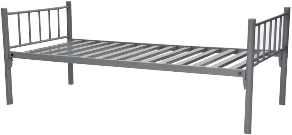 تخت خواب یک نفره فلزی ALWASIT HOME ابعاد 190x90x70 سانتی متر بدون تشک | تخت یک نفره نقره ای تخت خواب یک نفره فلزی ALWASIT HOME ابعاد 190x90x70 سانتی متر بدون تشک | تخت یک نفره نقره ای