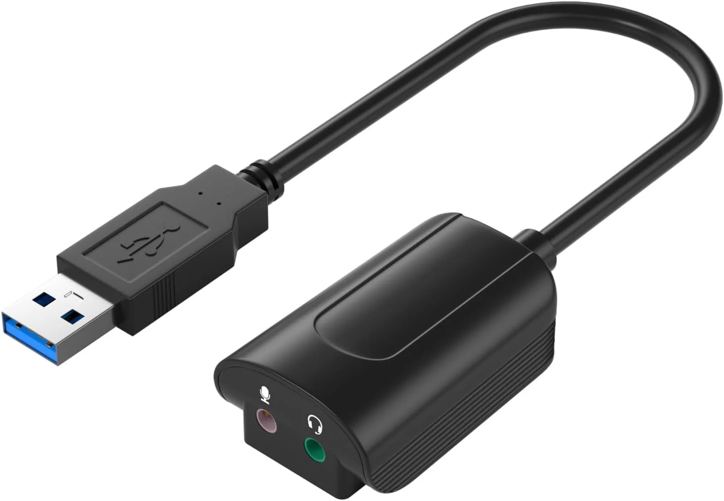 کارت صدای USB کاست ویو، آداپتور USB به جک صوتی، کارت صدای استریو خارجی 7.1 کاناله، مبدل ورودی میکروفون خروجی USB3.0 به 3.5 میلی متری، برای PC، لپ تاپ، PS4، ویندوز، MAC، لینوکس کارت صدای USB کاست ویو، آداپتور USB به جک صوتی، کارت صدای استریو خارجی 7.1 کاناله، مبدل ورودی میکروفون خروجی USB3.0 به 3.5 میلی متری، برای PC، لپ تاپ، PS4، ویندوز، MAC، لینوکس