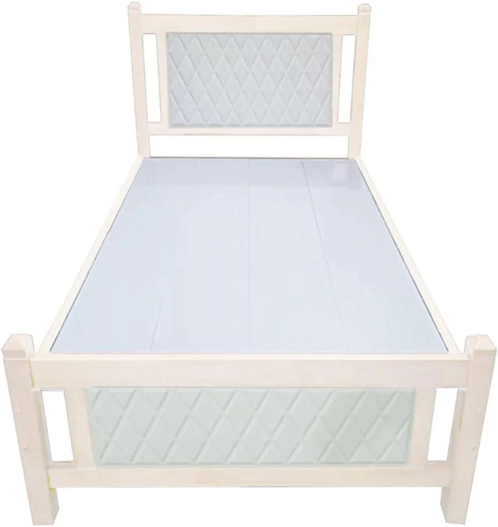 تخت خواب چوبی شیک ALWASIT HOME Stova | تخت خواب مدرن با طراحی مستحکم و قاب قوی (سفید، یک نفره 90x190) تخت خواب چوبی شیک ALWASIT HOME Stova | تخت خواب مدرن با طراحی مستحکم و قاب قوی (سفید، یک نفره 90x190)