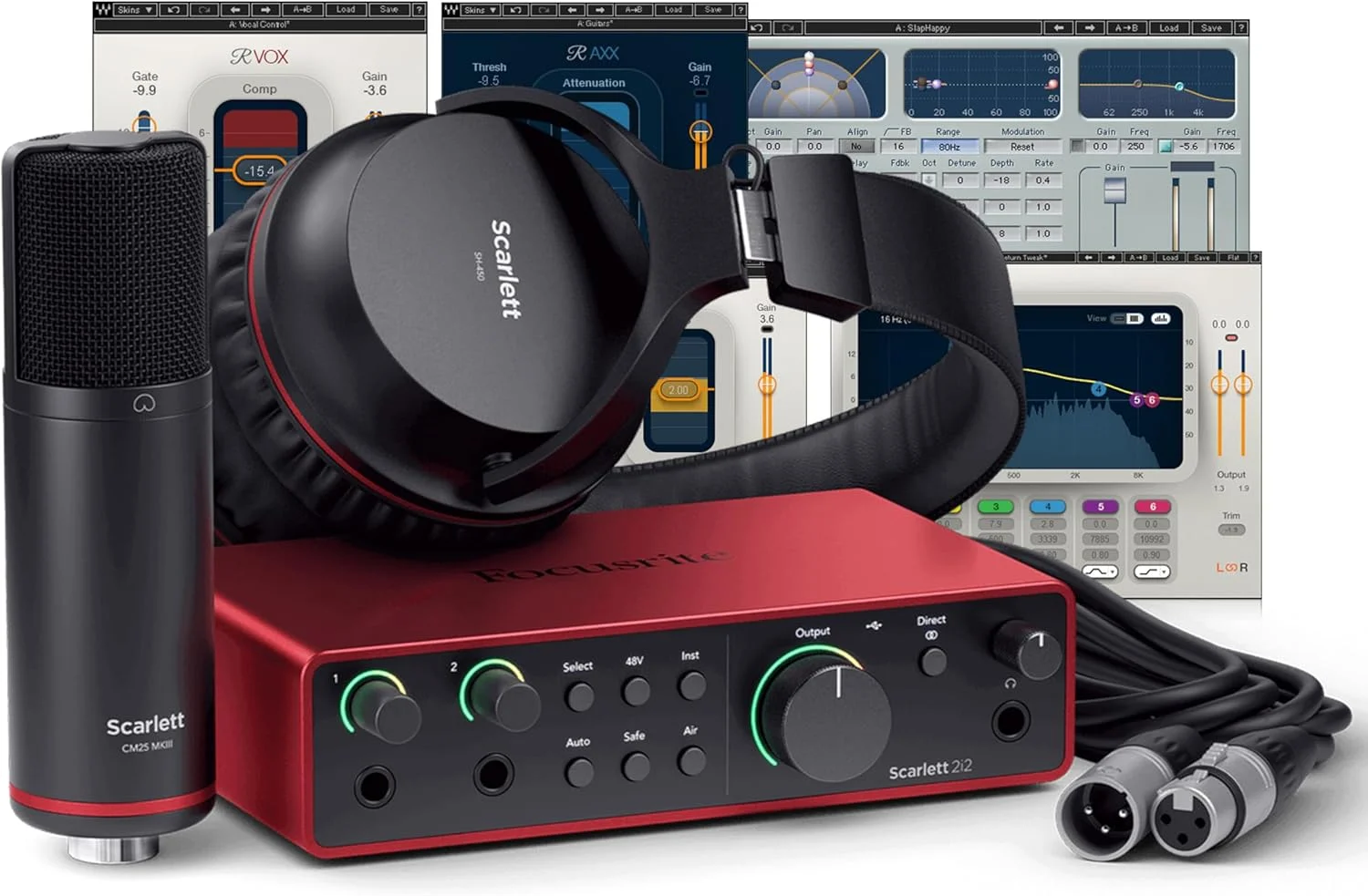 کارت صدای USB استودیویی AudioDeluxe Focusrite Scarlett 2i2 (نسل چهارم) به همراه باندل Waves Musicians 2 کارت صدای USB استودیویی AudioDeluxe Focusrite Scarlett 2i2 (نسل چهارم) به همراه باندل Waves Musicians 2