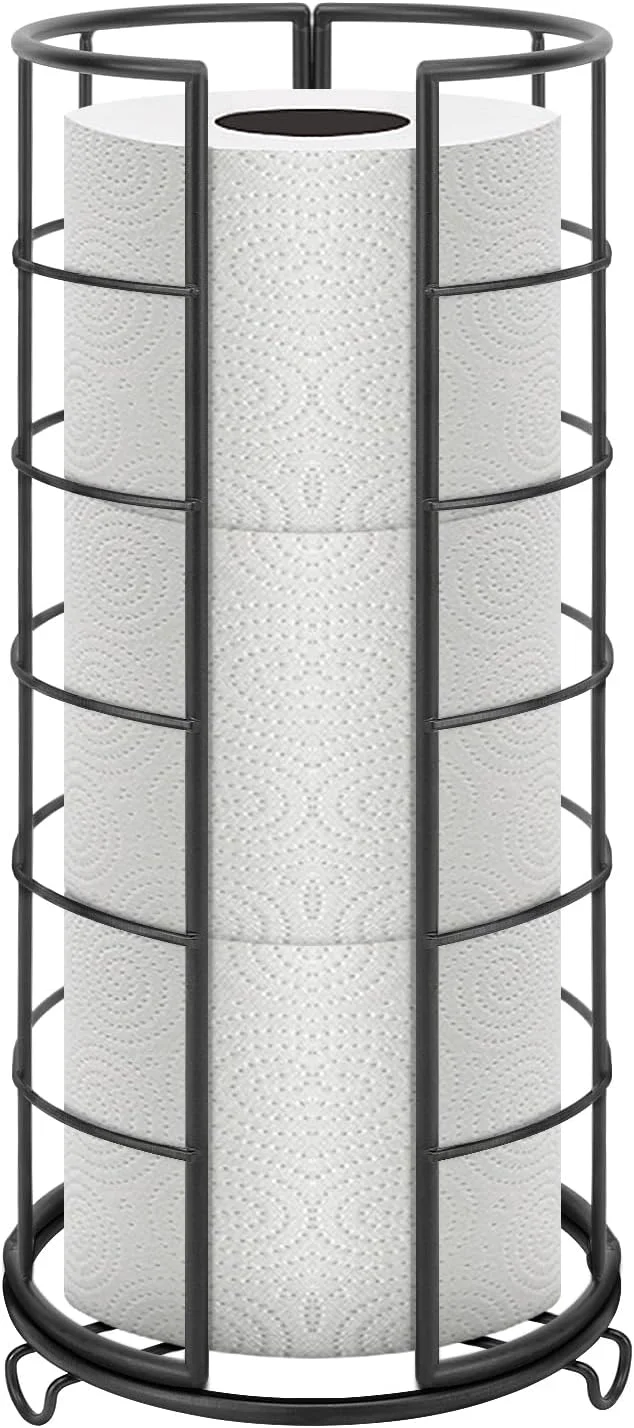 استند نگهدارنده دستمال توالت NearMoon، ایستاده با قابلیت نگهداری 3 رول دستمال کاغذی، لوازم جانبی فلزی حمام، جا دستمال رولی ضد زنگ برای روی میز آشپزخانه داخل قفسه کابینت (پایه فلزی، مشکی مات) استند نگهدارنده دستمال توالت NearMoon، ایستاده با قابلیت نگهداری 3 رول دستمال کاغذی، لوازم جانبی فلزی حمام، جا دستمال رولی ضد زنگ برای روی میز آشپزخانه داخل قفسه کابینت (پایه فلزی، مشکی مات)