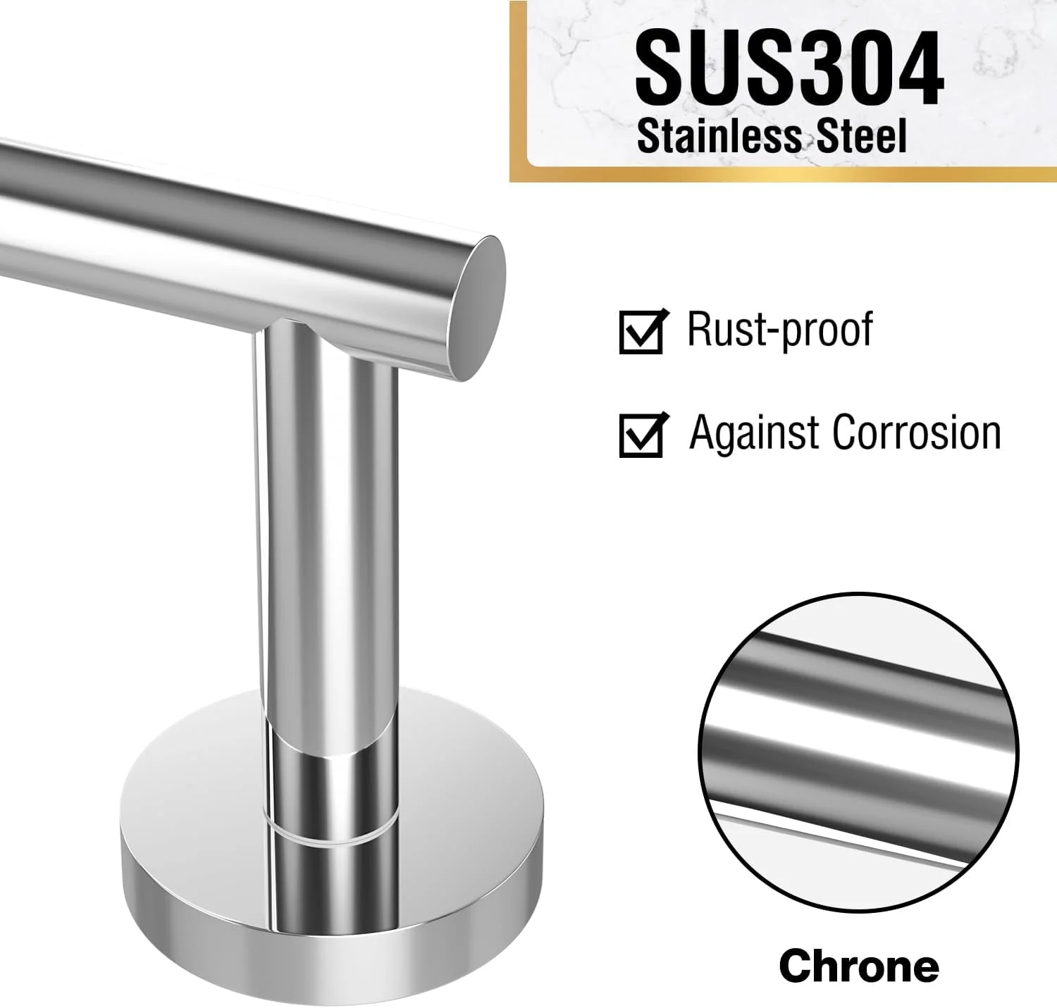 جا دستمال کاغذی کروم HITSLAM