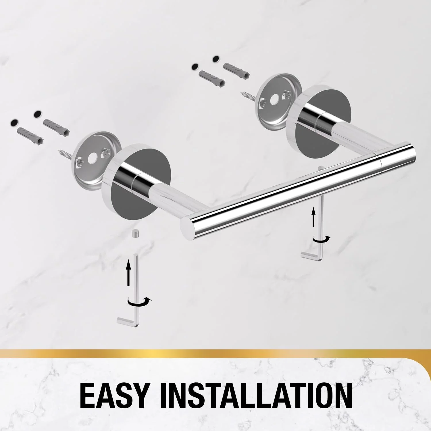 جا دستمال کاغذی کروم HITSLAM