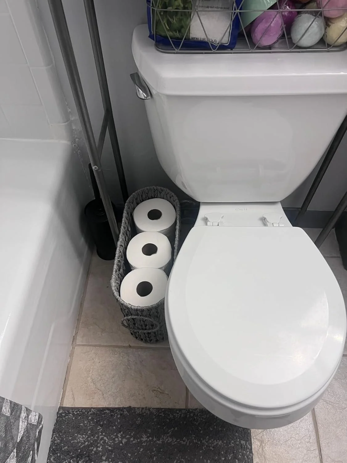 سبد ذخیره سازی دستمال توالت Coeusy، خاکستری، مستطیلی، پلی پروپیلن (PP)، 40.89 سانتی متر طول x 17.00 سانتی متر عرض x 26.97 سانتی متر ارتفاع، ظرفیت 6-9 رول، سبک مدرن، مناسب برای حمام، اتاق نشیمن، اتاق خواب، اتاق کودک سبد ذخیره سازی دستمال توالت Coeusy، خاکستری، مستطیلی، پلی پروپیلن (PP)، 40.89 سانتی متر طول x 17.00 سانتی متر عرض x 26.97 سانتی متر ارتفاع، ظرفیت 6-9 رول، سبک مدرن، مناسب برای حمام، اتاق نشیمن، اتاق خواب، اتاق کودک