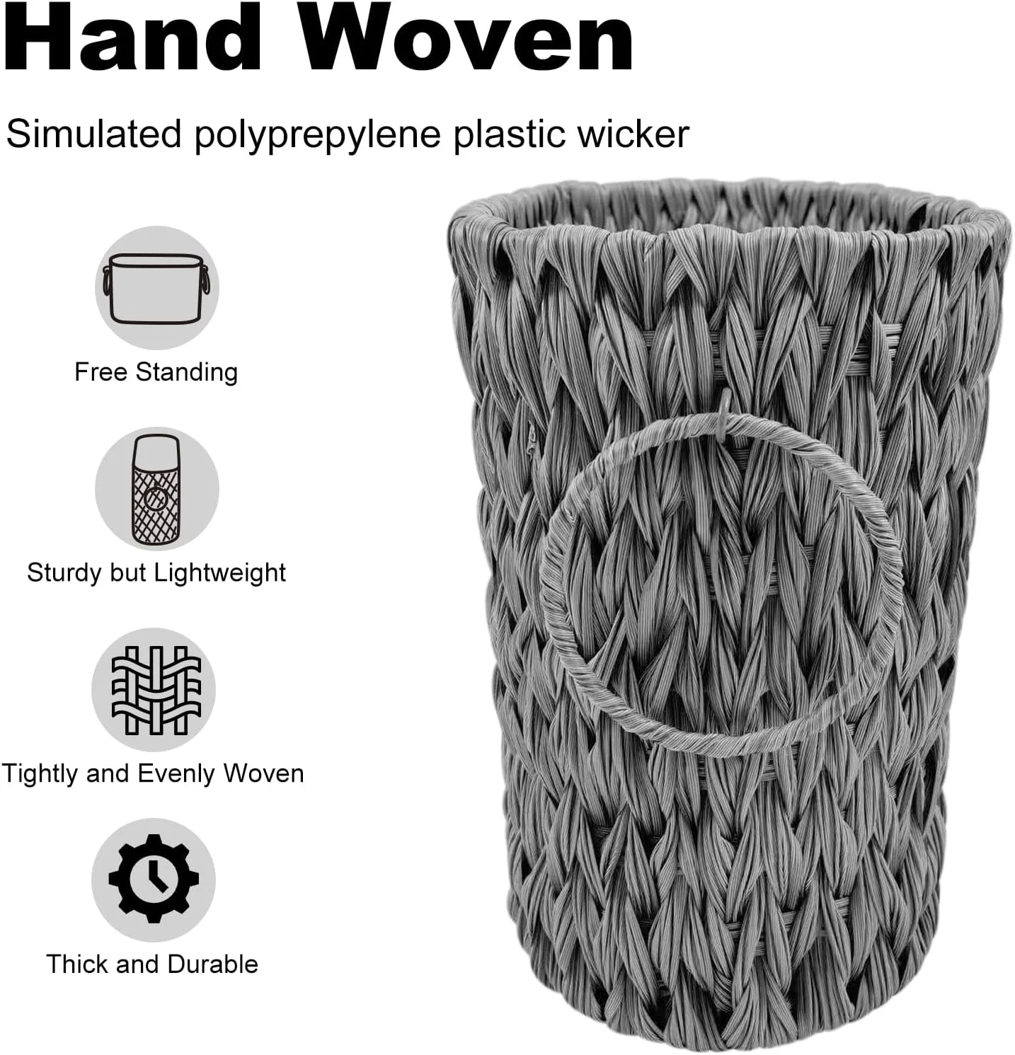 سبد ذخیره سازی دستمال توالت Coeusy، خاکستری، مستطیلی، پلی پروپیلن (PP)، 40.89 سانتی متر طول x 17.00 سانتی متر عرض x 26.97 سانتی متر ارتفاع، ظرفیت 6-9 رول، سبک مدرن، مناسب برای حمام، اتاق نشیمن، اتاق خواب، اتاق کودک سبد ذخیره سازی دستمال توالت Coeusy، خاکستری، مستطیلی، پلی پروپیلن (PP)، 40.89 سانتی متر طول x 17.00 سانتی متر عرض x 26.97 سانتی متر ارتفاع، ظرفیت 6-9 رول، سبک مدرن، مناسب برای حمام، اتاق نشیمن، اتاق خواب، اتاق کودک