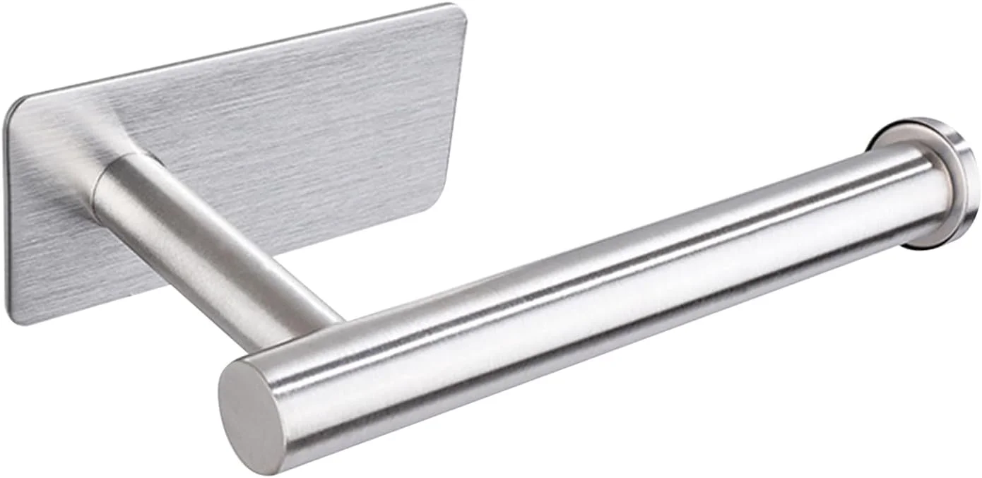 جا دستمال کاغذی توالت مدرن - پایه نگهدارنده دستمال کاغذی چسبی | پایه نگهدارنده استیل ضد زنگ 304 برای حوله، RV، رستوران، آشپزخانه، هتل، سرویس بهداشتی داخلی، خانه، آپارتمان، خانه مزرعه