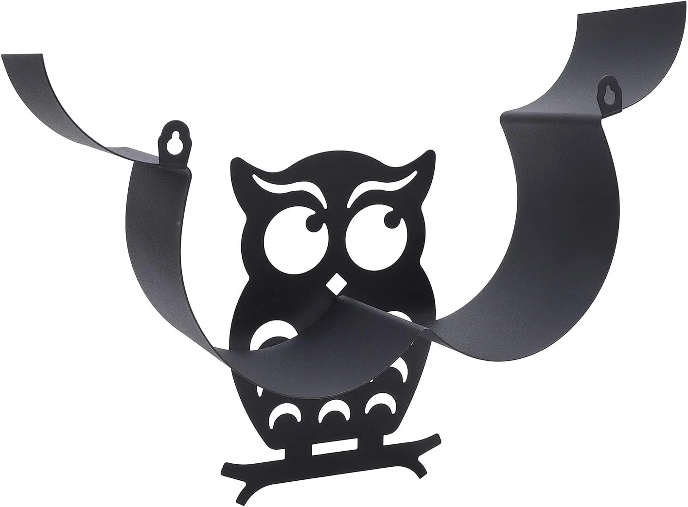 جا دستمال کاغذی طرح جغد OVAQUIXI، نظم دهنده فلزی حمام با طراحی فانتزی، نگهداری دستمال کاغذی کم جا برای آشپزخانه و حمام