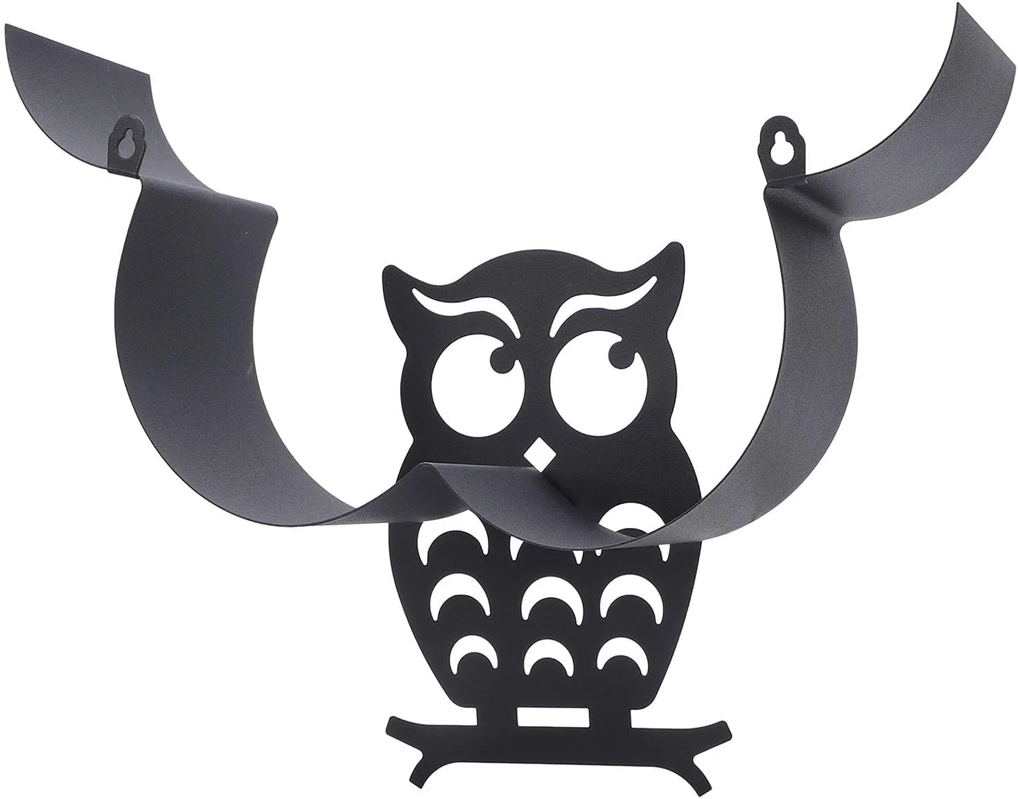 جا دستمال کاغذی طرح جغد OVAQUIXI، نظم دهنده فلزی حمام با طراحی فانتزی، نگهداری دستمال کاغذی کم جا برای آشپزخانه و حمام