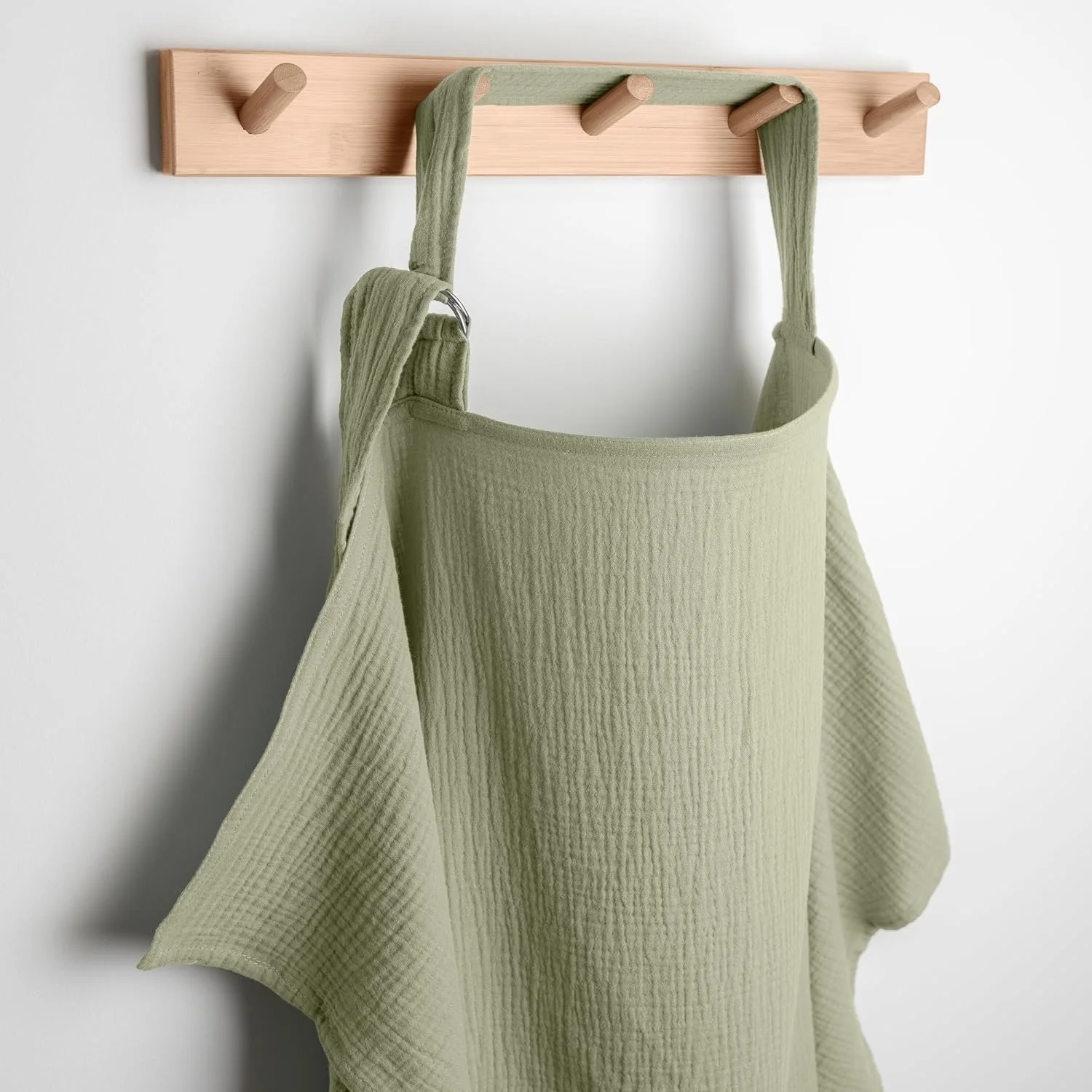 روپوش شیردهی Comfy Cubs Muslin، روپوش شیردهی 100% موسلین برای مادران، شال شیردهی نرم و قابل تنفس با بند گردن قابل تنظیم، قابل حمل، سبک و پوشش دهنده