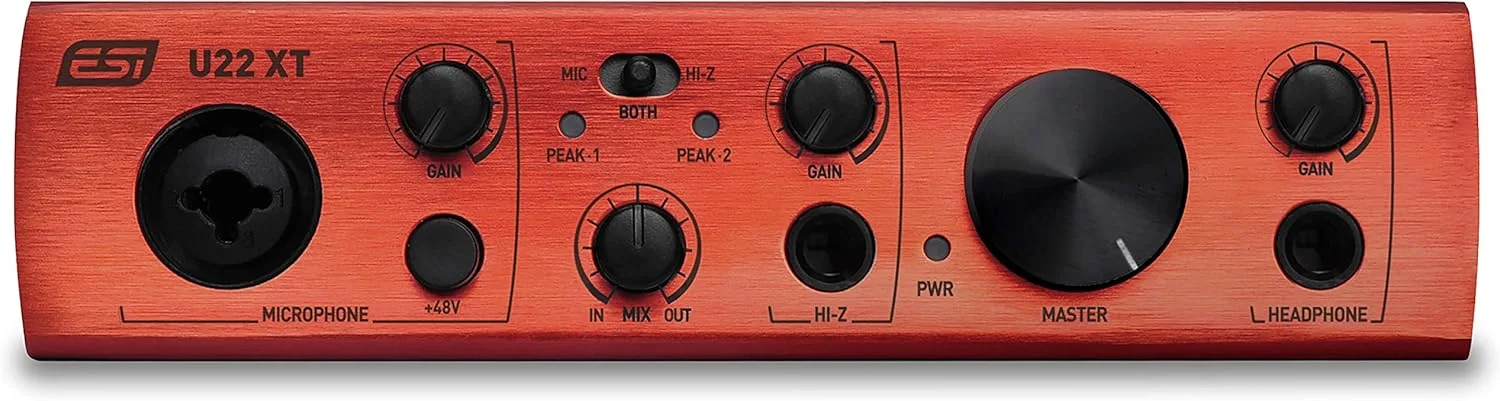 کارت صدای حرفه ای USB ای اس آی U22 XT با کیفیت 24 بیت