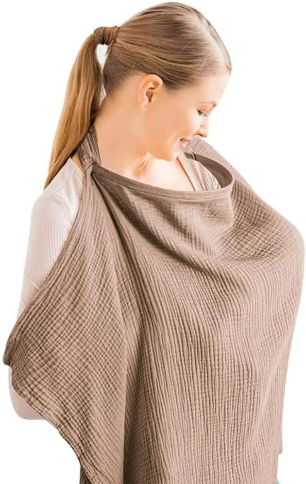 روپوش شیردهی جوشیون برای استفاده در حرکت، شال شیردهی، پیش بند شیردهی، روپوش موسلین برای نوزادان شیرخوار، روپوش شیردهی با حلقه سفت، روپوش شیردهی، روپوش شیردهی موسلین