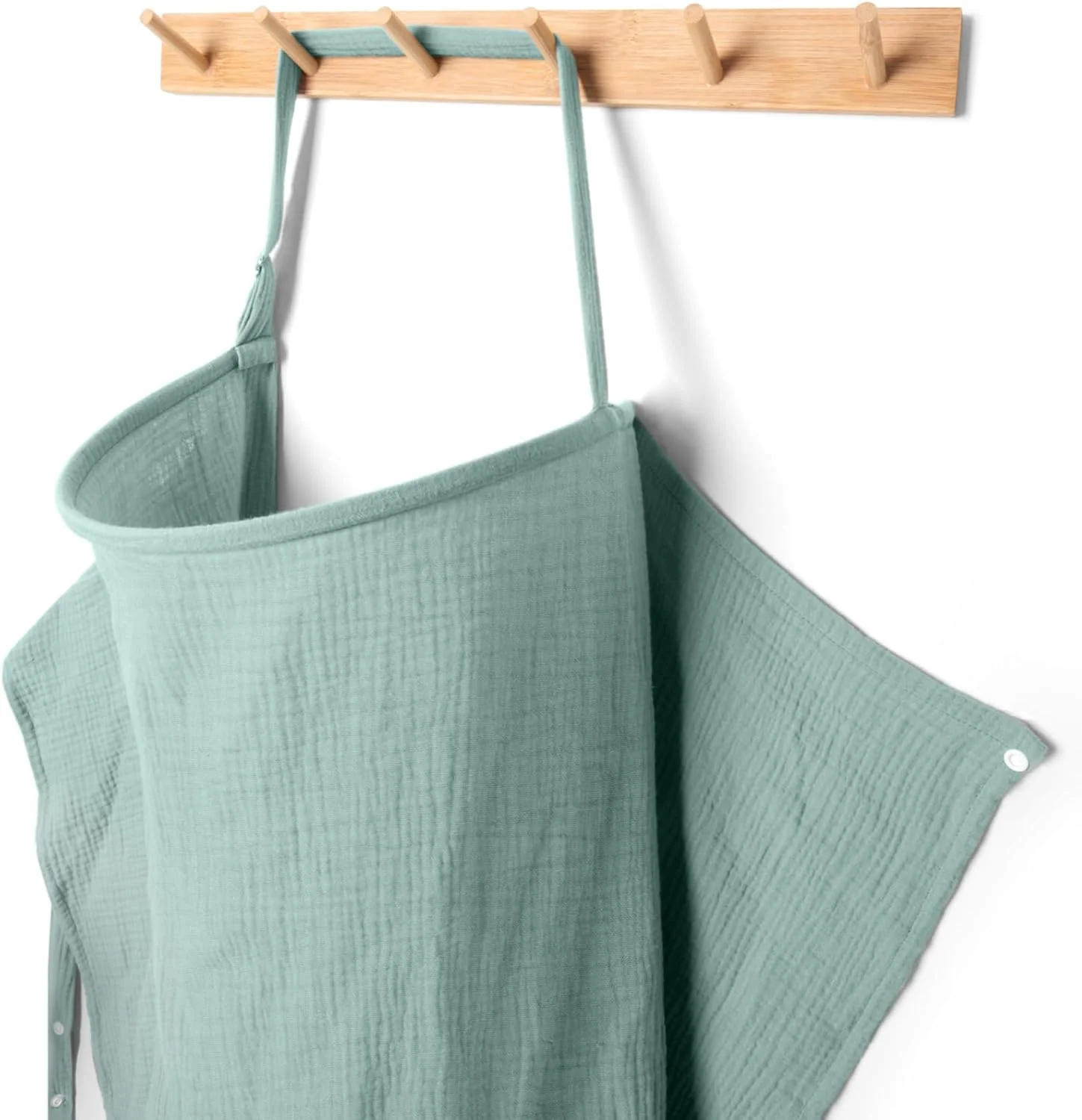 روپوش شیردهی موسلین MEXXI، پوشش شیردهی تنفسی برای زنان، پتوی شیردهی سبک وزن با یقه کمانی