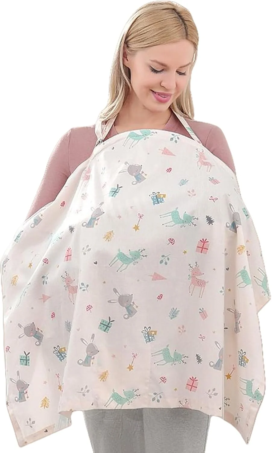 پیش بند شیردهی - روکش های پنبه ای حریم خصوصی شیردهی - لوازم شیردهی سبک و قابل تنفس به سبک شنل برای خرید و پیاده روی