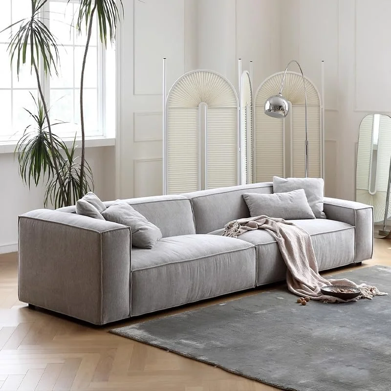 مبل راحتی کامفینست خاکستری سایز متوسط 259.08 X 96.52 X 66.04 سانتی متر خاکستری