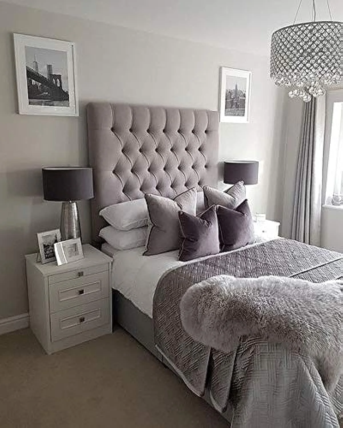 تخت خواب تافتینگ شیک برای اتاق نوجوانان با روکش مخمل - تخت یک نفره 90 در 200 سانتی متر به همراه تشک از مبلمان R2R