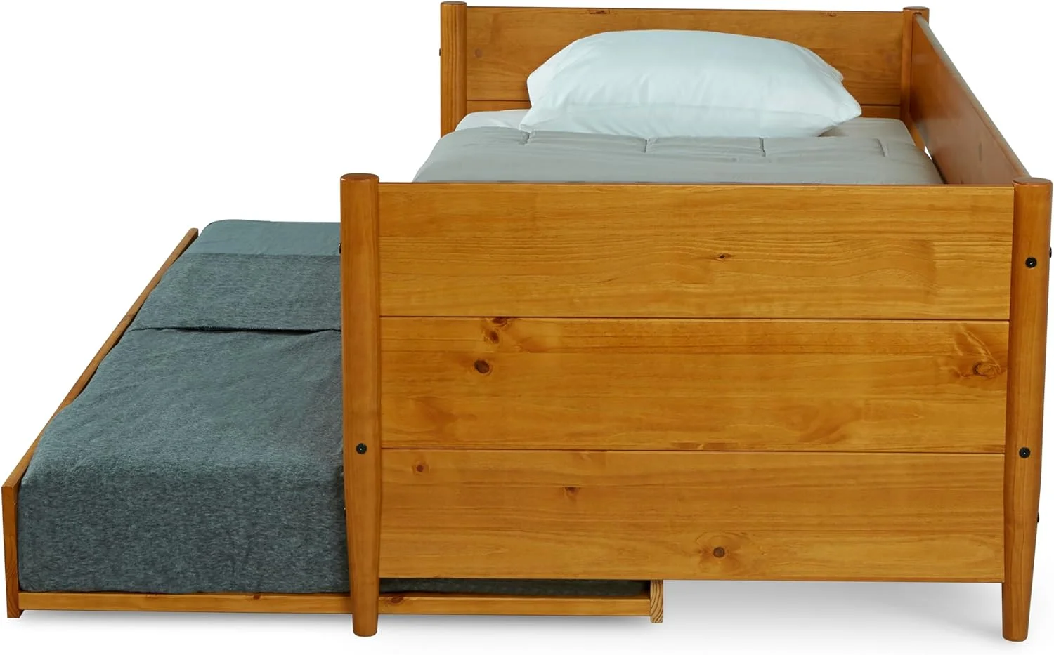 تخت خواب نیمکتی یک نفره Camaflexi مدل Mid-Century، رنگ Castanho تخت خواب نیمکتی یک نفره Camaflexi مدل Mid-Century، رنگ Castanho