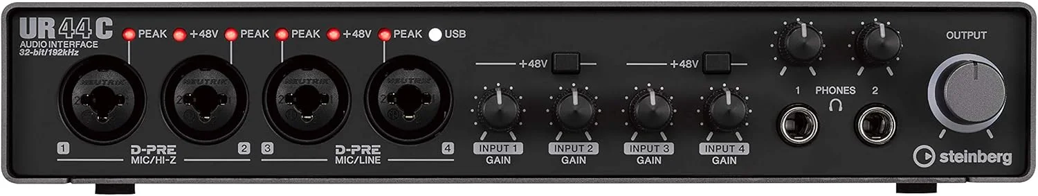 کارت صدای استاینبرگ Steinberg UR44C 6x4 USB 3.0 به همراه Cubase AI و Cubasis LE کارت صدای استاینبرگ Steinberg UR44C 6x4 USB 3.0 به همراه Cubase AI و Cubasis LE