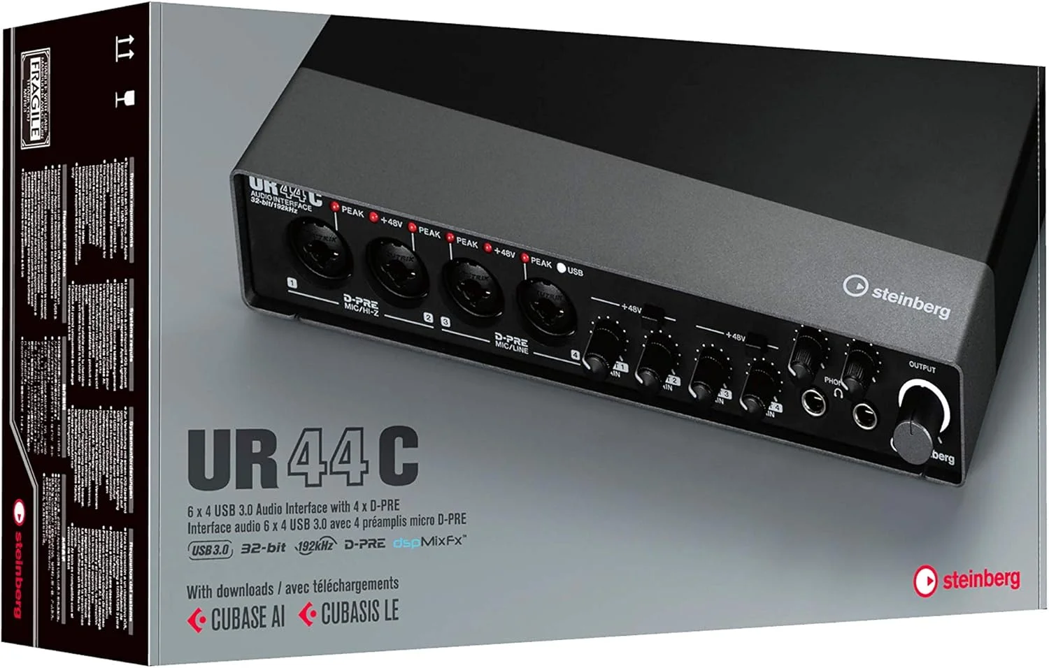 کارت صدای استاینبرگ Steinberg UR44C 6x4 USB 3.0 به همراه Cubase AI و Cubasis LE کارت صدای استاینبرگ Steinberg UR44C 6x4 USB 3.0 به همراه Cubase AI و Cubasis LE