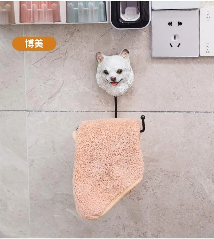 جا دستمال کاغذی سگ، دیواری و ایستاده، دکوری برای نگهداری دستمال کاغذی، مناسب منزل، اداره، حمام، دکوری حیوانات