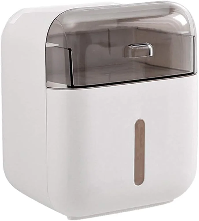 جا دستمال کاغذی چند منظوره LUOYK با قفسه تلفن و کشو، جعبه پخش کننده دستمال کاغذی دیواری برای حمام یا آشپزخانه