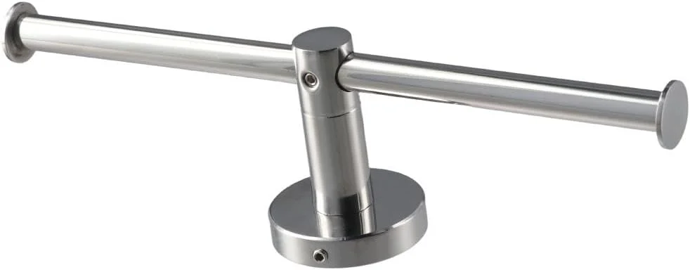 جا دستمال کاغذی دو قلو Napkery، ساخته شده از استیل ضد زنگ 304، رنگ نیکل مات، طراحی مدرن 2 در 1، قابل نصب روی دیوار