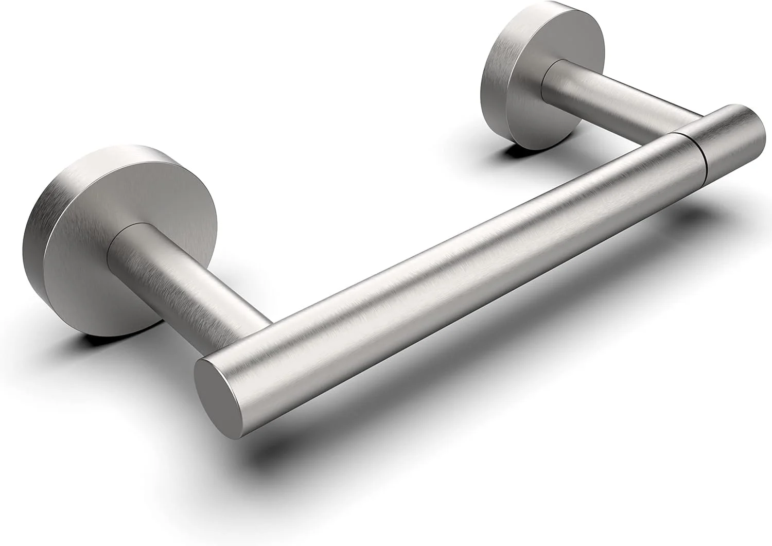 جای دستمال توالت برس خورده RARXTR، استیل ضد زنگ SUS304، جای رول دستمال کاغذی چرخشی دو پایه، نصب شده روی دیوار، جای دستمال کاغذی توالت برای حمام و کاروان