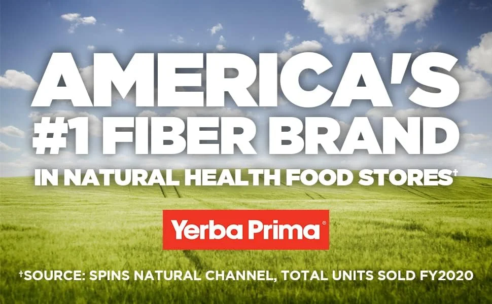 کپسول سنا فیبر پلاس Yerba Prima - ۱۸۰ عدد