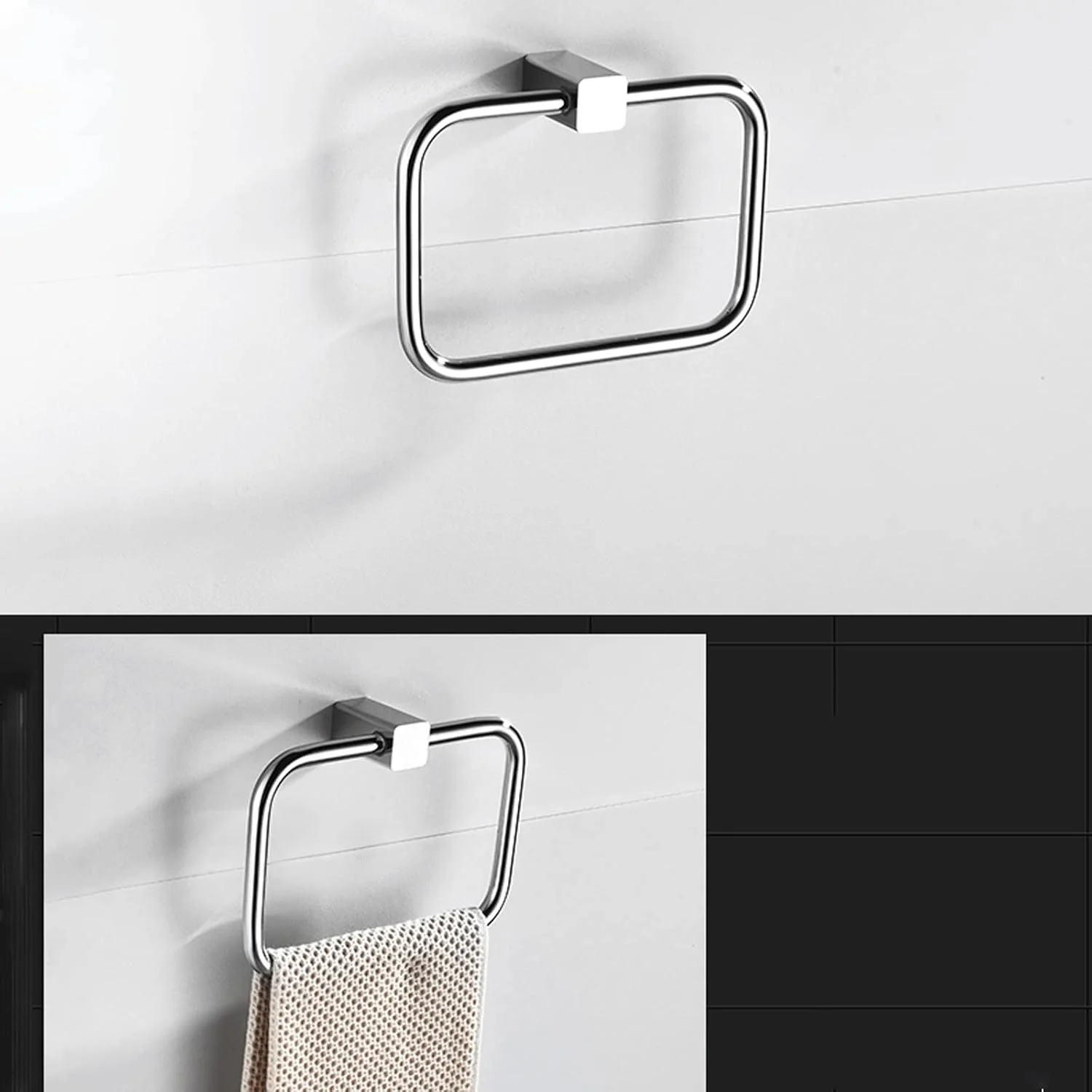 جای دستمال توالت SKYRRA، ساده و شیک، با روکش کروم، مقرون به صرفه.