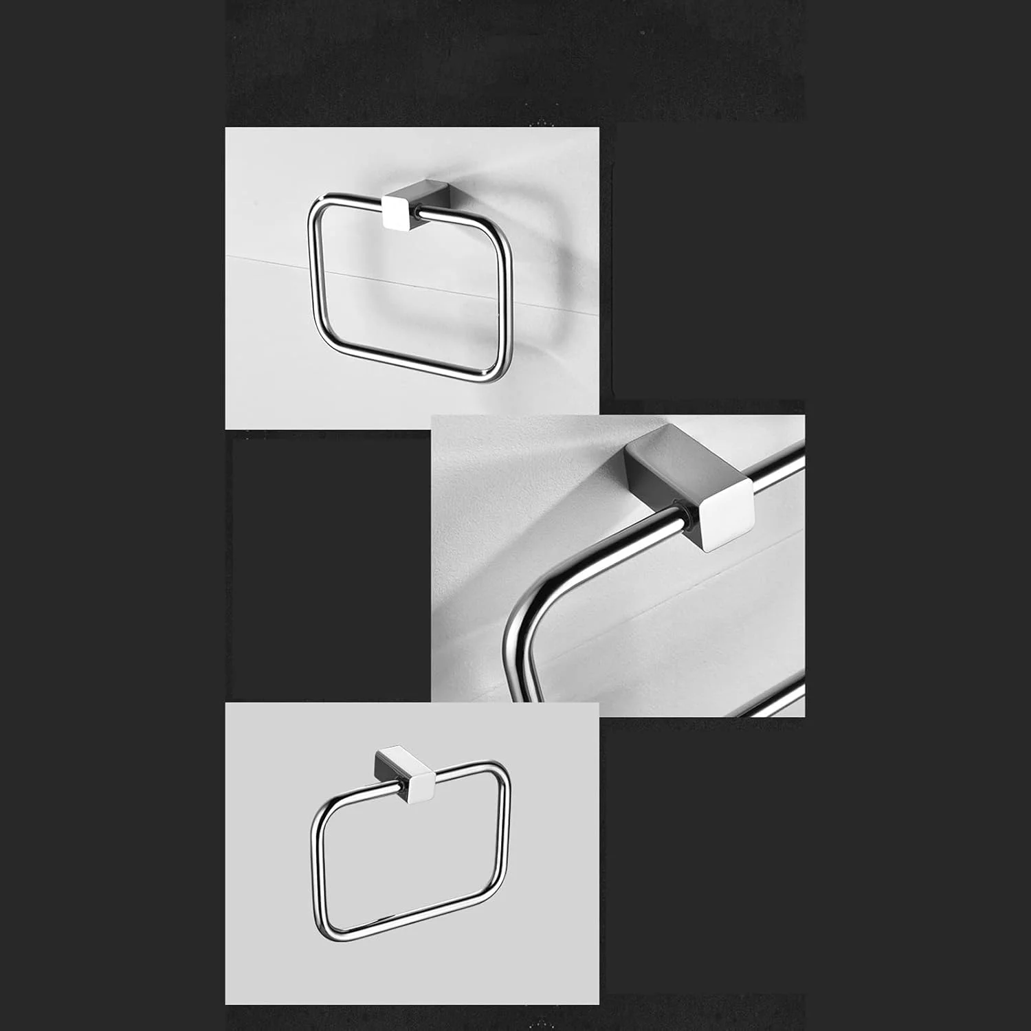 جای دستمال توالت SKYRRA، ساده و شیک، با روکش کروم، مقرون به صرفه.