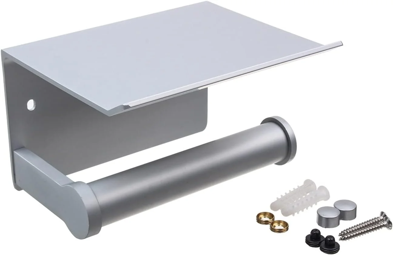 نگهدارنده کاغذ توالت SKYRRA، قفسه رول کاغذ توالت دیواری (1 عدد) نگهدارنده کاغذ توالت SKYRRA، قفسه رول کاغذ توالت دیواری (1 عدد)