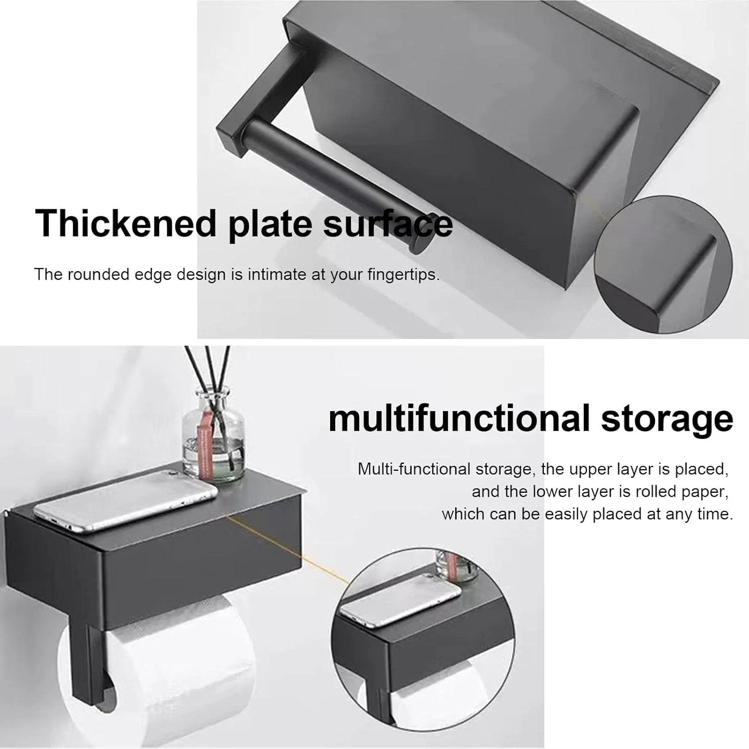 نگهدارنده دستمال توالت با قفسه، نگهدارنده دیواری دستمال توالت با قفسه، پخش کننده دستمال مرطوب استیل ضد زنگ برای حمام، دستمال ها را دور از دید نگه می دارد برای دستمال کاغذی و محصولات بهداشتی بانوان نگهدارنده دستمال توالت با قفسه، نگهدارنده دیواری دستمال توالت با قفسه، پخش کننده دستمال مرطوب استیل ضد زنگ برای حمام، دستمال ها را دور از دید نگه می دارد برای دستمال کاغذی و محصولات بهداشتی بانوان
