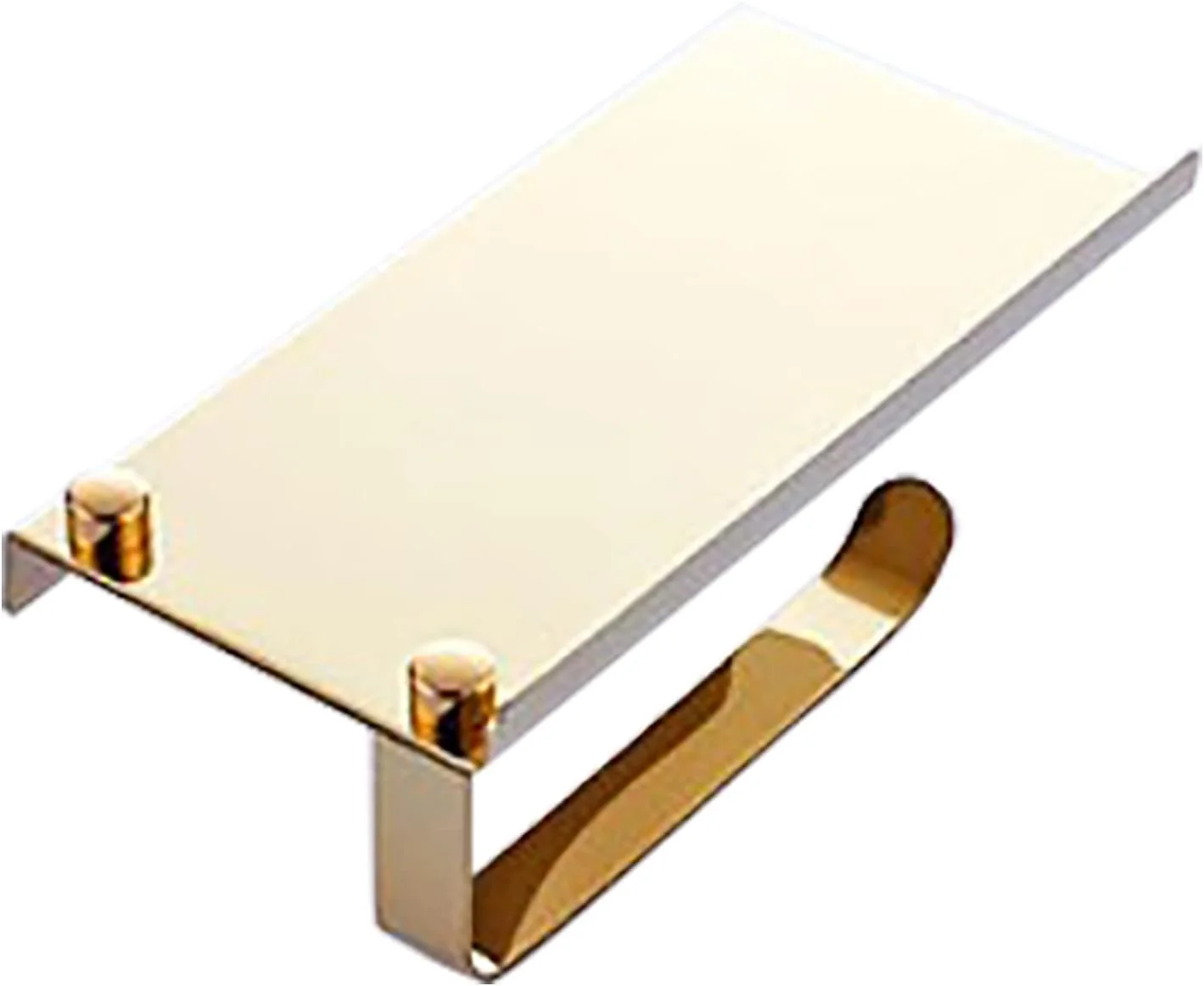 جا دستمال کاغذی توالت استیل ضد زنگ، نگهدارنده رول توالت دیواری برای حمام، آشپزخانه، دستشویی