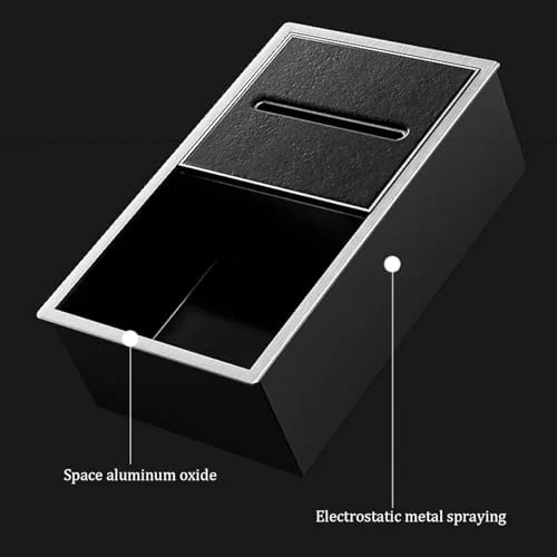 جا دستمال کاغذی توالت استیل ضد زنگ با قفسه - لوازم جانبی مدرن و صرفه جویی در فضا برای حمام، بدون نیاز به کاشی، سازمان دهنده شیک برای ذخیره سازی کارآمد و دسترسی آسان، مشکی سفید