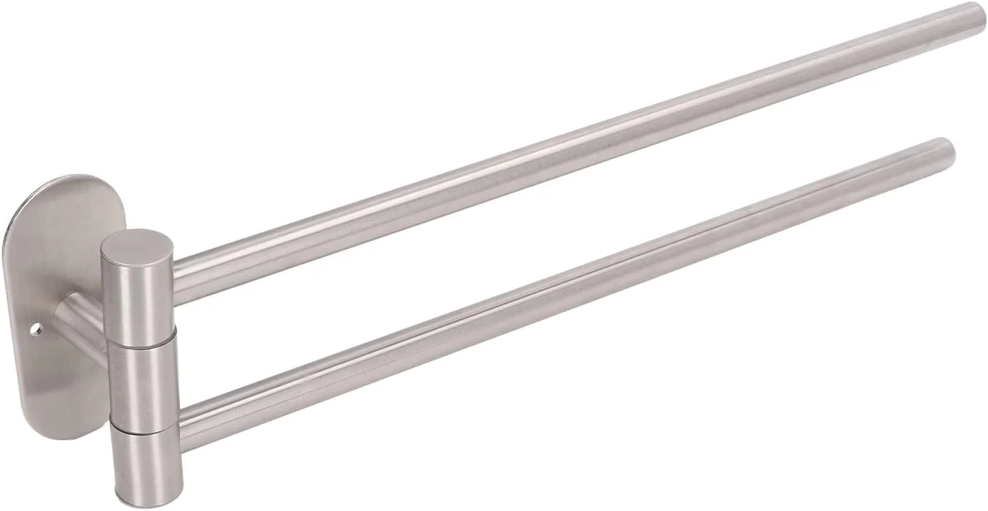 جا دستمال کاغذی توالت استیل ضد زنگ، تک، 2 میله، جا دستمال کاغذی چرخشی