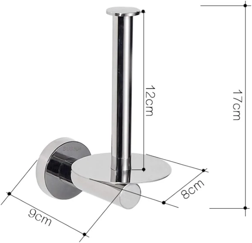 جا دستمال کاغذی استیل ضد زنگ، نگهدارنده دستمال کاغذی دیواری، مناسب منزل، هتل، سرویس بهداشتی، لوازم جانبی حمام