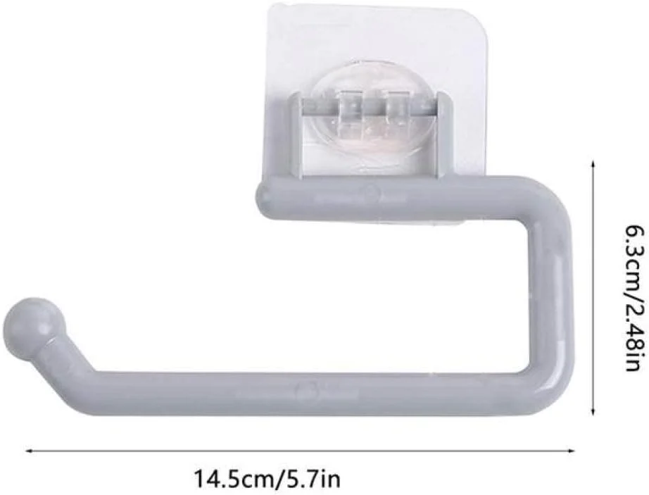 نگهدارنده دستمال کاغذی پلاستیکی، آویز رولی کاغذی، قابل تنظیم، نصب دیواری، مناسب آشپزخانه، حمام و توالت، خاکستری، ساخت چین نگهدارنده دستمال کاغذی پلاستیکی، آویز رولی کاغذی، قابل تنظیم، نصب دیواری، مناسب آشپزخانه، حمام و توالت، خاکستری، ساخت چین