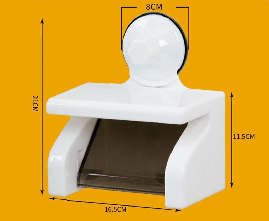 جا دستمال کاغذی رولی با پایه مکنده، نصب دیواری، ضد آب، بدون نیاز به سوراخکاری، مناسب سرویس بهداشتی، هتل، آشپزخانه، سفید جا دستمال کاغذی رولی با پایه مکنده، نصب دیواری، ضد آب، بدون نیاز به سوراخکاری، مناسب سرویس بهداشتی، هتل، آشپزخانه، سفید