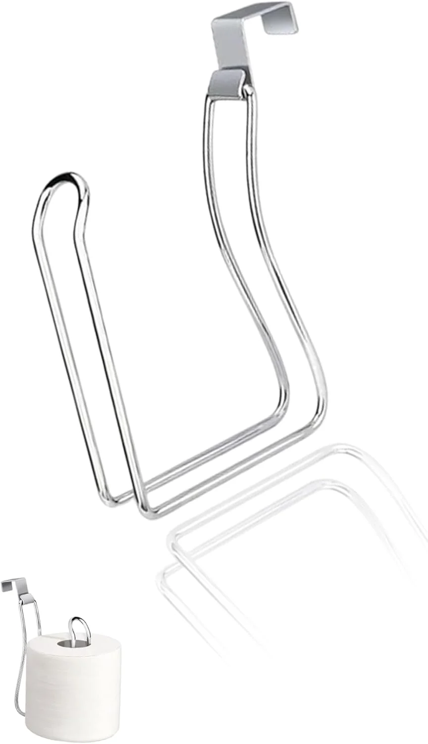 جا دستمال کاغذی کروم Sweet seven - مناسب برای نصب روی مخزن توالت