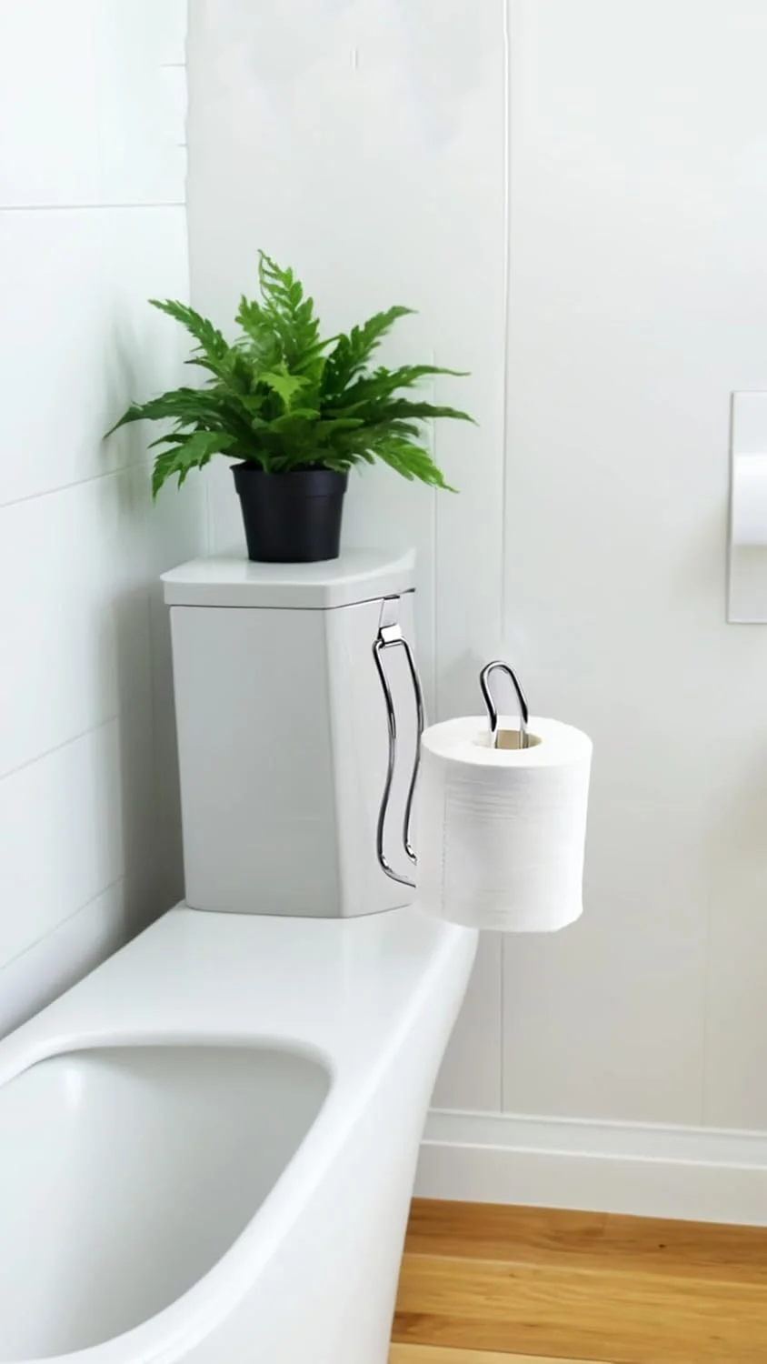 جا دستمال کاغذی کروم Sweet seven - مناسب برای نصب روی مخزن توالت جا دستمال کاغذی کروم Sweet seven - مناسب برای نصب روی مخزن توالت