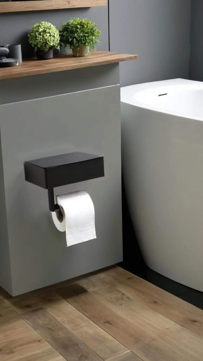 جا دستمال کاغذی مشکی مات Sweet seven با قفسه - نگهدارنده دستمال توالت و پخش کننده دستمال مرطوب، سازمان دهنده دستمال توالت و لوازم بهداشتی جا دستمال کاغذی مشکی مات Sweet seven با قفسه - نگهدارنده دستمال توالت و پخش کننده دستمال مرطوب، سازمان دهنده دستمال توالت و لوازم بهداشتی