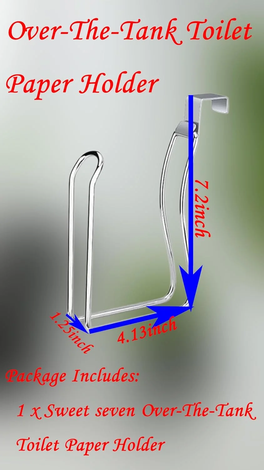 جا دستمال کاغذی کروم Sweet seven - مناسب برای نصب روی مخزن توالت جا دستمال کاغذی کروم Sweet seven - مناسب برای نصب روی مخزن توالت