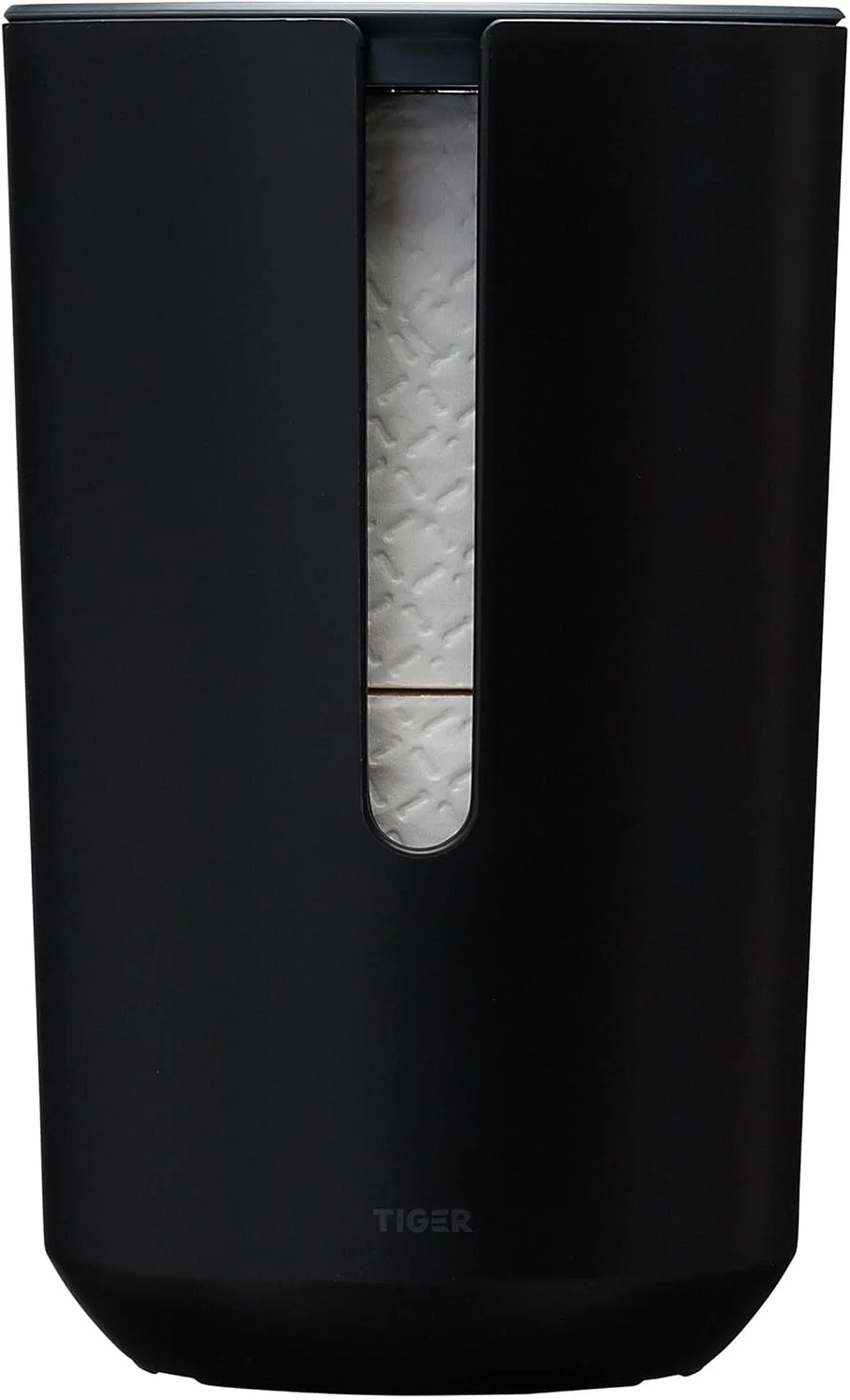 Tiger Tess Spare Toilet Paper Holder Container with Lid for Storing Toilet Paper, Plastic, Black/Anthracite, 143 x 233 x 143 mm Tiger Tess Spare Toilet Paper Holder Container with Lid for Storing Toilet Paper, Plastic, Black/Anthracite, 143 x 233 x 143 mm