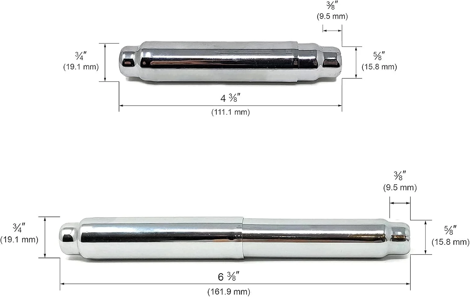 غلتک جایگزین دستمال توالت استیل ضد زنگ Teravan با روکش کروم (ست 2 عددی) غلتک جایگزین دستمال توالت استیل ضد زنگ Teravan با روکش کروم (ست 2 عددی)
