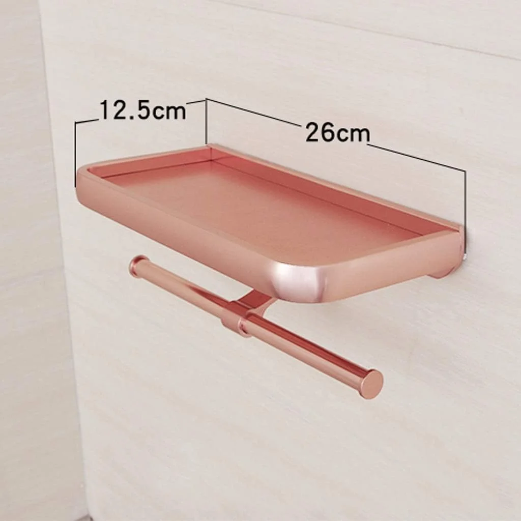 جا دستمال کاغذی دوقلو، آلومینیوم فضایی، نگهدارنده رول دستمال کاغذی دوگانه، آویز دیواری