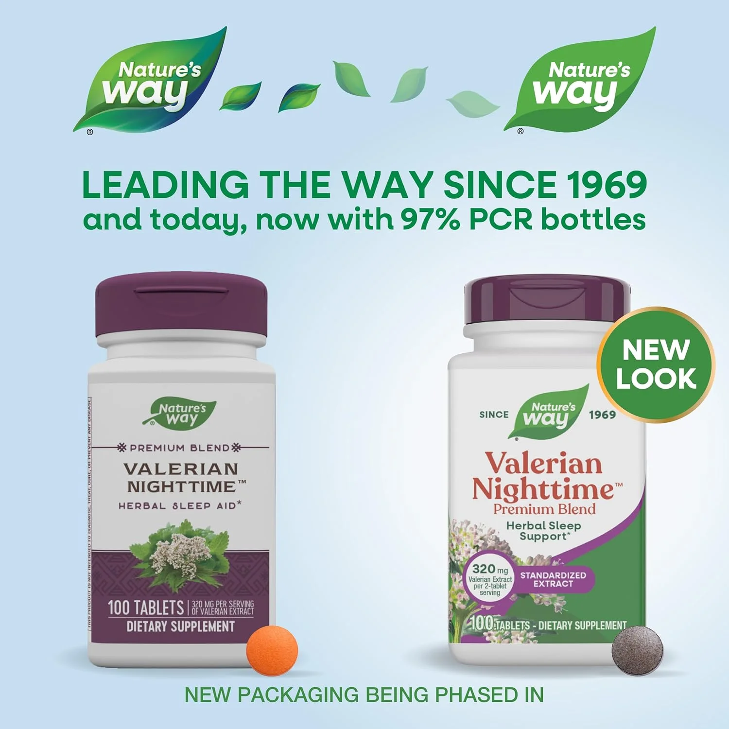 Nature's Way - قرص های گیاهی والریان مخصوص شب، 100 عدد، کد 53422 Nature's Way - قرص های گیاهی والریان مخصوص شب، 100 عدد، کد 53422