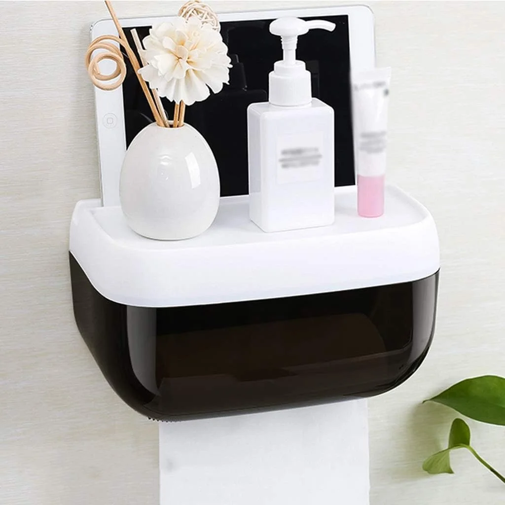 جا دستمال کاغذی توالت، جا حوله کاغذی، جا رولی حمام هتل، لوازم جانبی حمام، بدون نیاز به سوراخکاری