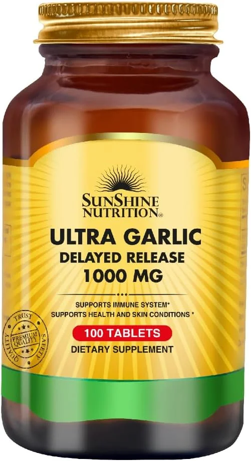 سان شاین نوتریشن سیر فوق العاده با رهش تاخیری 1000 میلی گرم | پشتیبانی از سیستم ایمنی | پشتیبانی از سلامت پوست | 100 قرص سان شاین نوتریشن سیر فوق العاده با رهش تاخیری 1000 میلی گرم | پشتیبانی از سیستم ایمنی | پشتیبانی از سلامت پوست | 100 قرص