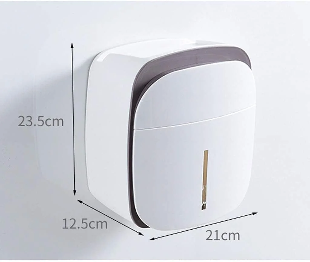 جا دستمال کاغذی توالت دیواری روکش دار مناسب دستمال توالت برای حمام - خاکی