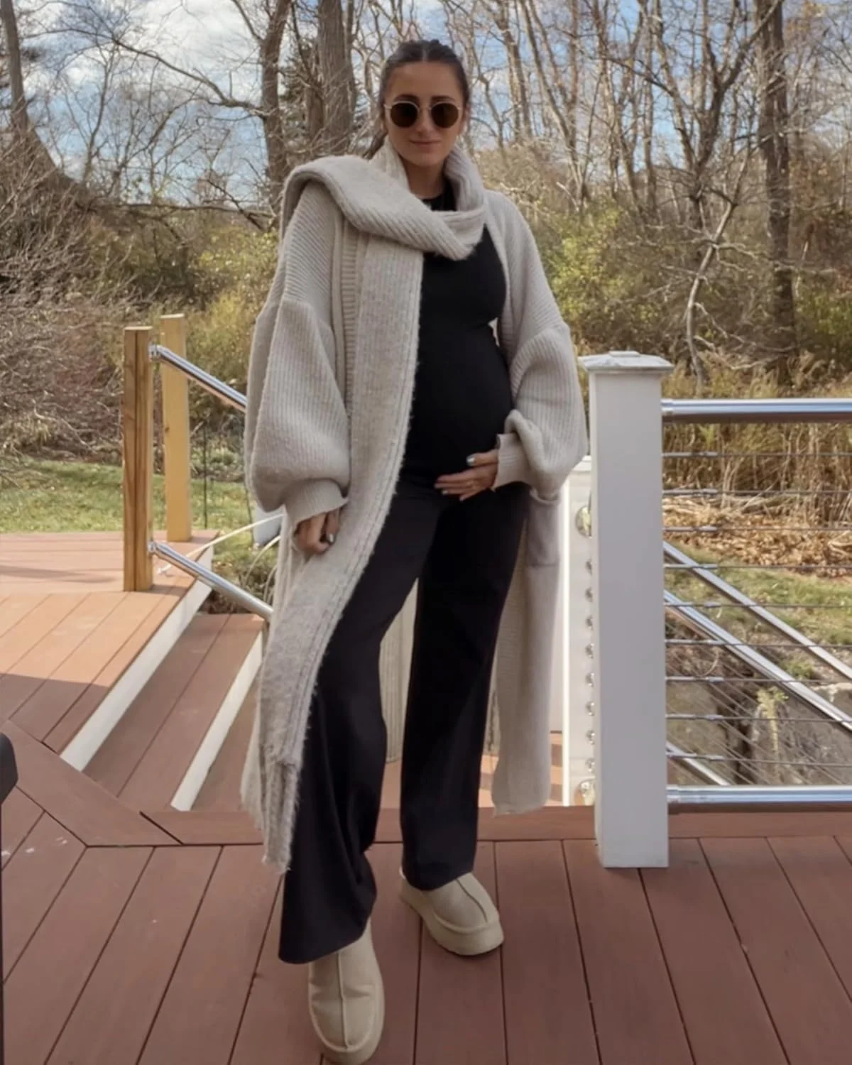 شلوار بارداری G4Free، مناسب یوگا، کار، شلوار بارداری، شلوار راحتی کشی با پاچه گشاد و جیب شلوار بارداری G4Free، مناسب یوگا، کار، شلوار بارداری، شلوار راحتی کشی با پاچه گشاد و جیب