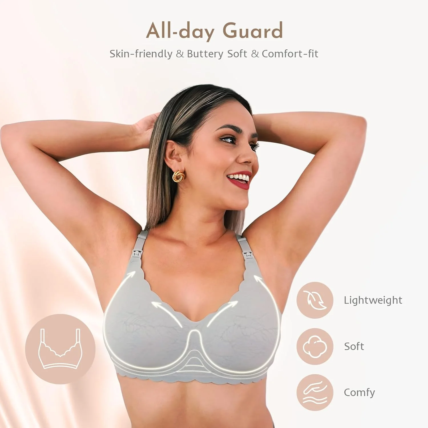 سوتین شیردهی مام ویلز، سوتین بارداری فوق العاده راحت و بدون درز، سوتین بارداری با فرم طبیعی برای زنان سوتین شیردهی مام ویلز، سوتین بارداری فوق العاده راحت و بدون درز، سوتین بارداری با فرم طبیعی برای زنان